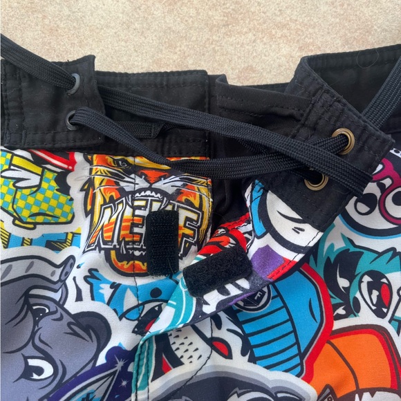 O'Neill & Neff Collab Cartoon Board Swim Shorts - Picture 8 of 12